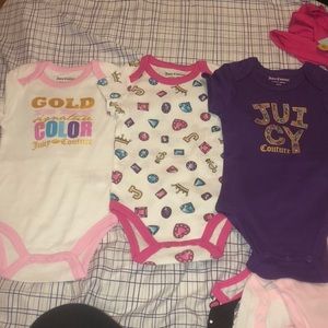 Juicy couture onesies